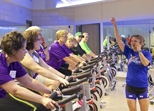 Tri Faster group cycling class